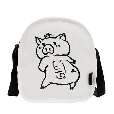 

Canvas Pig Messenger Bags Phone Pack Women Crossbody Casual Shoulder Bag