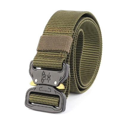 

38cm Outdoor Training Drilling Tactical Waistband Quick Release Nylon Belt Anti-slip Wear Resistant Adjustable Men Belt