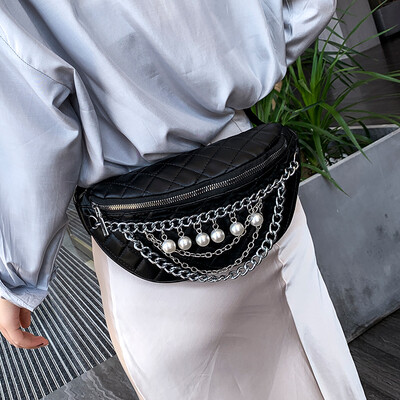

Female bag 2019 new fashion chest bag ocean pockets summer small fresh messenger bag wild ins net red packet