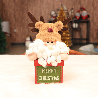

〖Follure〗Merry Christmas Children Santa Claus Snowman Elk Candy Packaging Candy Box