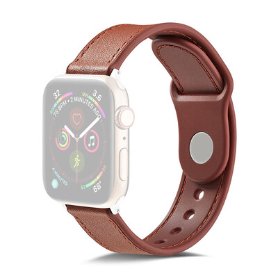 

〖Follure〗Leather Replacement Watch Wrist Strap Band For Apple iwatch Smart Watch 40mm