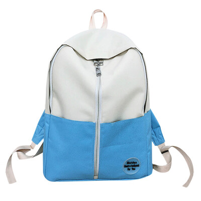 

Tailored Fashion Backpack Teenage Girls Boys School Backpack Bag Patchwork Students Bags
