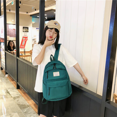 

Junior high school bag girl Korean version of high school ancient sense of girl Sen department backpack inthe wind hundred&two