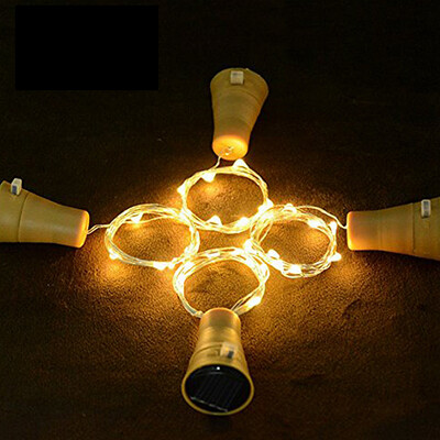 

ZDM 6pcs 2m LED Wine Bottle Stopper Cork strip Lamp Multicolor Silver Line Lamp