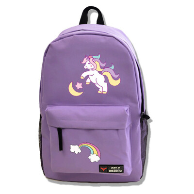 

Personalised Kids Backpack Unicorn Girls Back To School Bag