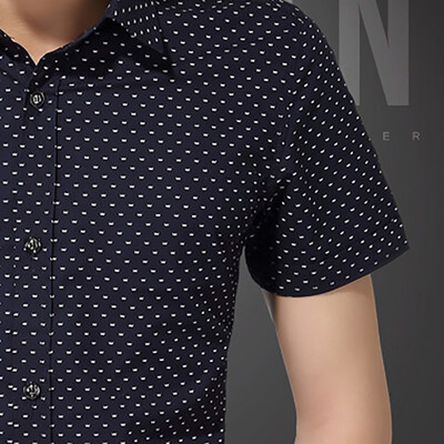 

Tailored Summer Mens Printed Casual Short-sleeved Comfortable Tops Shirts
