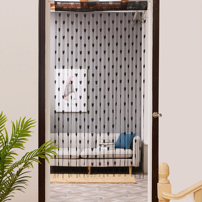

Siaonvr 50x200cm Love Heart String Curtain Window Door Divider Sheer Curtain Valance