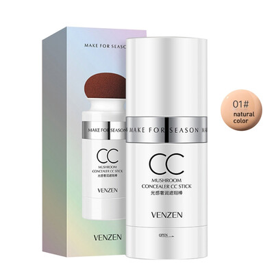 

Mushroom Concealer CC Stick Cushion Liquid Foundation Matte Finish Moisturizing Feel Brightening Long-Lasting BB Cream For Women