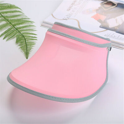 

Women New Summer Sun Visor UV Protection Casual Plastic Hat Sunscreen Cap Sunhat