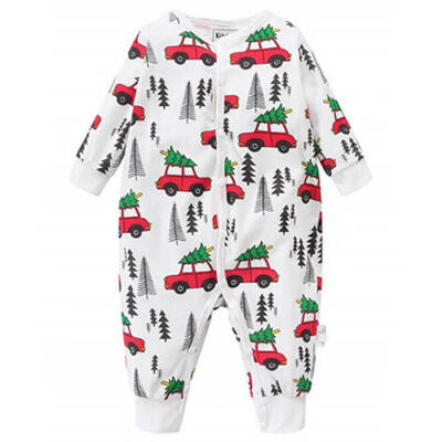 

Spring New Newborn Baby Boys Girl Car Romper Pants Bodysuit Outfit Set Clothes