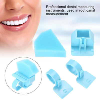 

Greensen 4pcs Dendal Endodontic Files Finger Ring Holder Endo Ruler Cleansing Sponge Dendal Cleansing FilesFinger Ring