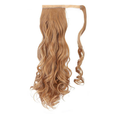 

Greensen Long Curly Hair Extension Wig Piece Traceless Invisible Synthetic Women Ponytail Hair Piece