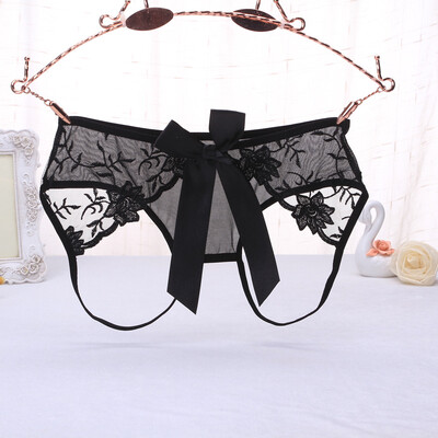 

Toponeto Seamless Low-Rise Womens Sexy Lace Lady Panties Panty Hollow Girl Underwear BK