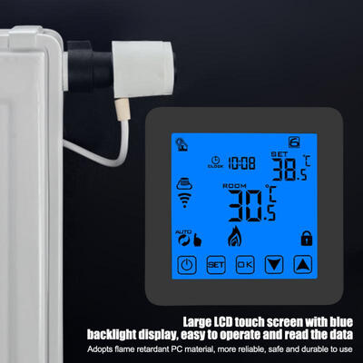 

Greensen Smart WIFI Programmable Heating Thermostat Digital LCD Wirless Temperature Controller Black