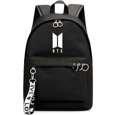 

Kpop BTS Backpack Bangtan Boys School Bookbag Travel Shoulder Bag with USB Port
