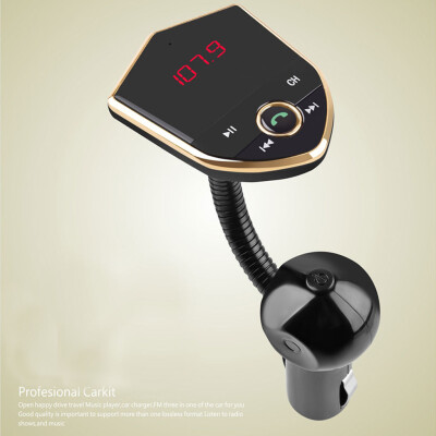 

Tailored In-car Wireless For Bluetooth FM Transmitter Handsfree Car Kit with USB Charger