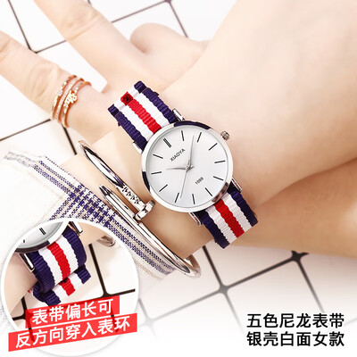 

Womens watch waterproof fashion trend student quartz couple watch Korean version of the simple casual womens watch