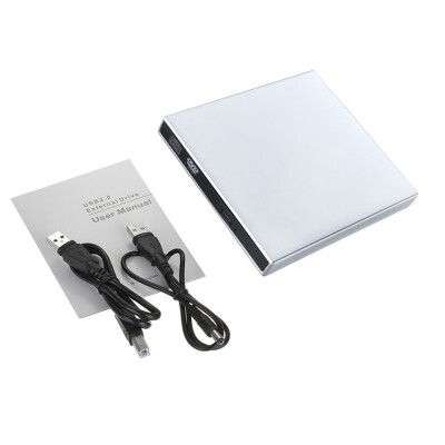 

Slim External Optical Drive USB 20 DVD Combo DVD ROM Player CD-RW Burner Writer Plug&Play for Laptop Desktop PC