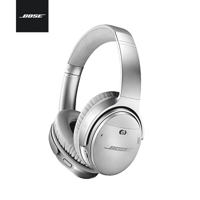

Bose QuietComfort 35 II Wireless Noise Cancelling Headphones - Silver QC35 2nd Generation Bluetooth Noise Cancelling Headphones