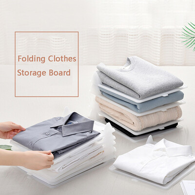 

Gobestart 5pcs Clothes Folder Organizer Clothing Storage Board Fast Laundry Folding