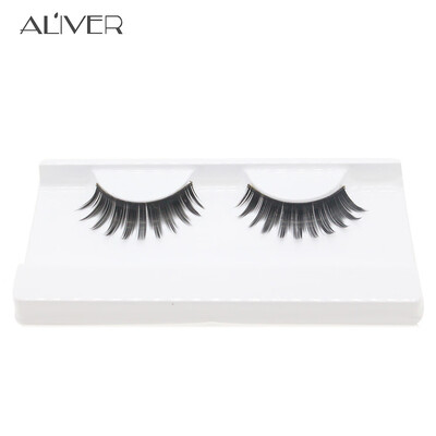 

〖Follure〗1 Pairs Thick Long Cross Party False Eyelashes Black Band Fake Eye Lashes A