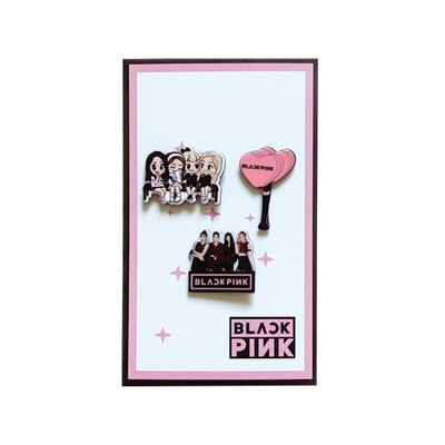 

redCherry Blackpink TWICE EXO Got7 Seventeen Brooches Button Badges Pins Set for Clothes Backpack Pencil Case