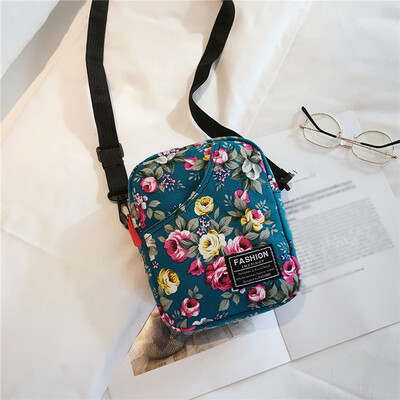

Tailored Fashion Lady Canvas Floral Wild Shoulder Bag Messenger Bag Mummy Bag