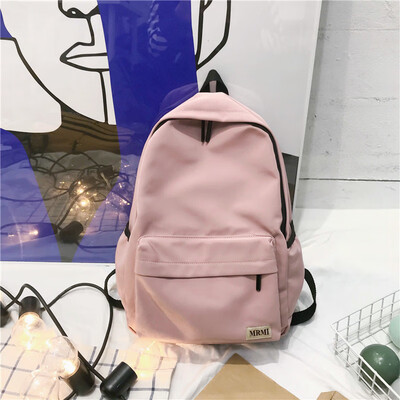 

Ins ancient sense girl schoolbag female Korean version of high school students campus bf wind backpack computer simple double shou