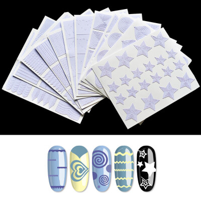 

〖Follure〗Women Nail Art Nial Sticker Designs Girl Beauty Nail Tools