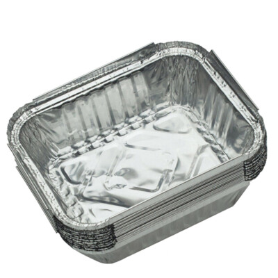 

10 x New Silver Large Party Foil Plate Trays Food Catering Serving