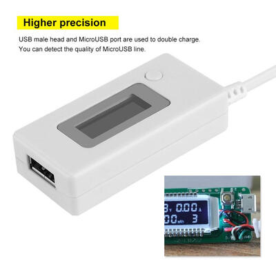 

Greensen LCD Backlight Digital Display USB Ammeter Voltmeter Charging Capacity Power Tester