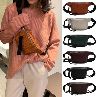 

Tailored Womens crocodile leather multicolor chest bag fashion high quality handbag