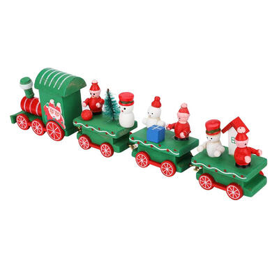 

Christmas Little Wooden Train Decor Kids Toy Festival Ornament Home DisplayChristmas Train ToyChristmas Little Train