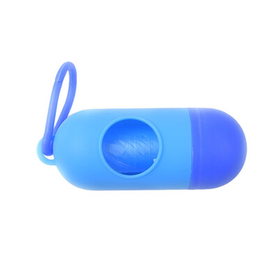 

〖Follure〗Pill Shape 3pc Pet Dog Poop Bag Dispenser Waste Garbage Bags Carrier Holder Disp