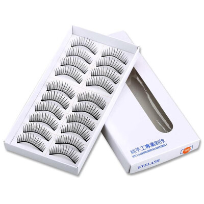 

10 Pairs of Professional Makeup Hand-Made Party False Eyelashes Eye Lashes