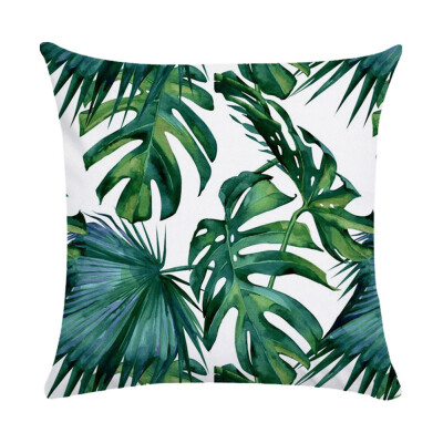 

Pillow Case Tropical Leaves Series Linen Cushion Covers