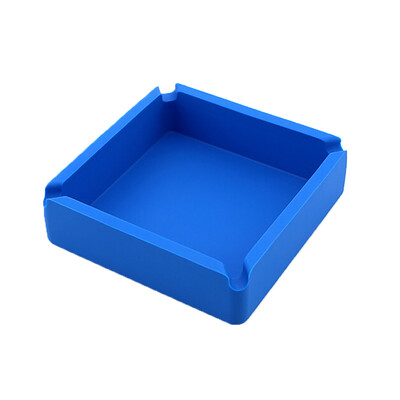 

Siaonvr Premium Silicone Rubber High Temperature Heat Resistant Square Design Ashtray