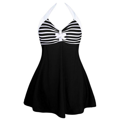 

Saidsome One Piece Swimsuits for Women Slimming Monokini Swimwear Bathing Suits HalterSwi