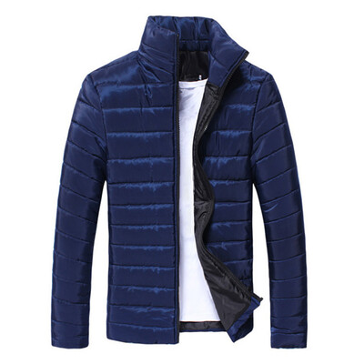 

Mens Down Jacket Fur Collar Mens Jacket Long Winter Mens Warm Jacket Slim Fit