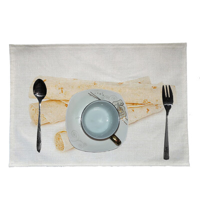 

Toponeto Creative Mexican Burrito Placemat Home Kitchen Restaurant Bar Placemat