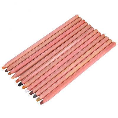 

Greensen 12 Skin Tints Soft Pastel Pencils Non-toxic Wood Colored Pencils Set for Drawing Painting