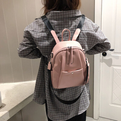 

Tailored Fashion Womens Fashion Multifunction Wild Shoulder Bag Backpack Bucket Bag