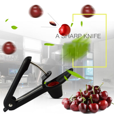 

2019 New Stainless Steel kitchen gadgets Cherry Core Unique Cherry Clip Nuclear Tool Household Red Jujube Corer