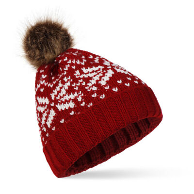 

Womens Men Hat Unisex Fashion Knit Beanie Cap Snowflake Xmas Hat Winter Warm Hat