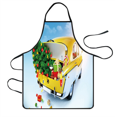 

Tailored Christmas Decoration Waterproof Apron Kitchen Aprons Dinner Party Apron