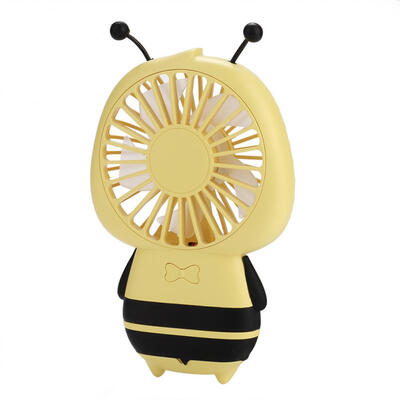 

Greensen 1Pc Portable Handheld Mini Desktop Fan USB Rechargeable Atmosphere Light Fans