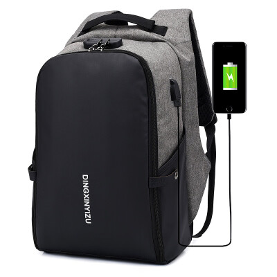 

Fashion sports mens anti-theft computer backpack USB charging backpack