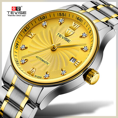 

Swiss Tevise new Twiss fully automatic mens steel mechanical watch explosions fashion watches 3