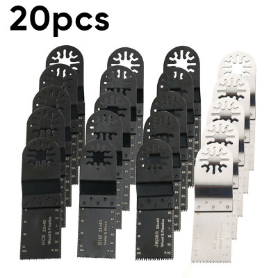 

20 PcsSet 32mm Oscillating Multi Tool Accessories For Fein Multimaster Makita