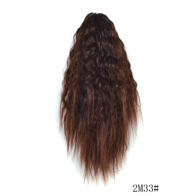 

Gobestart Womens Claw Thick Wavy Curly Short Ponytail Horsetail Clip Hair Extensions